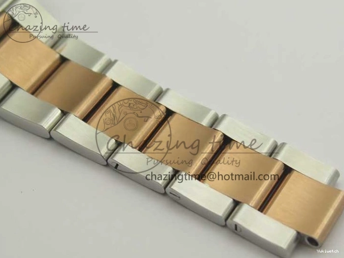 SS A2836 Dial Brown VRF Bracelet Best on SS RG 1:1 Yacht-Master 116621 Edition 0126